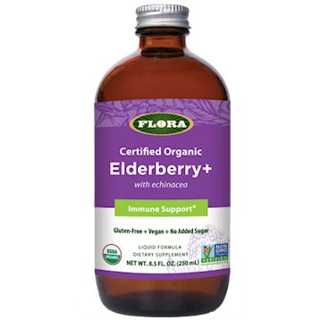 Flora Elderberry+ Liquid Formula 8.5 fl oz
(EE
 F28041)