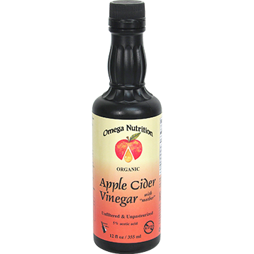 Omega Nutrition Organic Apple Cider Vinegar 12 oz  (EE O14002)