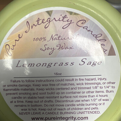Lemongrass Sage (16oz)