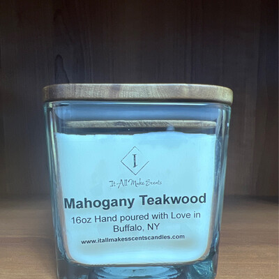 Mahogany Teakwood Candle 16oz