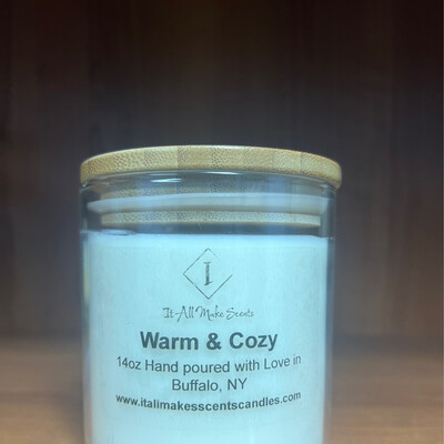 Warm And Cozy Candle 14oz.