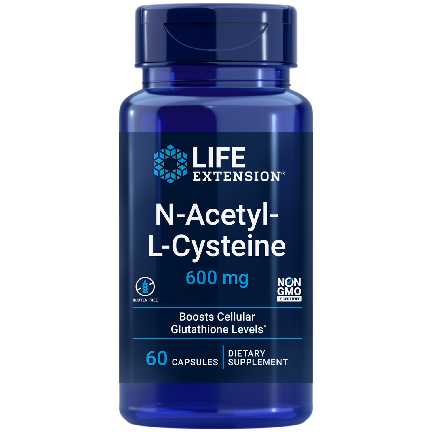 N-Acetyl-L-Cysteine 600 mg 60 vegcaps (EE L53467)