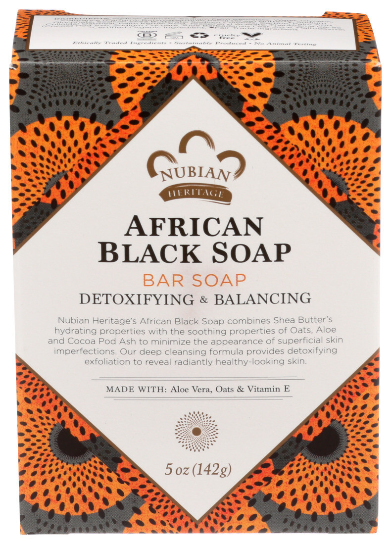 Nubian Heritage Bar Soap African Black 5 Oz (EO 0917302)
