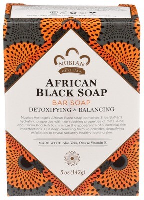 Nubian Heritage Bar Soap African Black 5 Oz (EO 0917302)