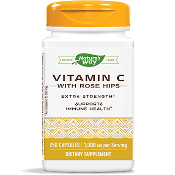 Vitamin C-1000 with Rose Hips 250 caps (CROS2)