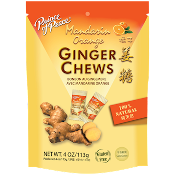 Prince Of Peace GINGER CHEWS  orange 40z. (EE  P40562)