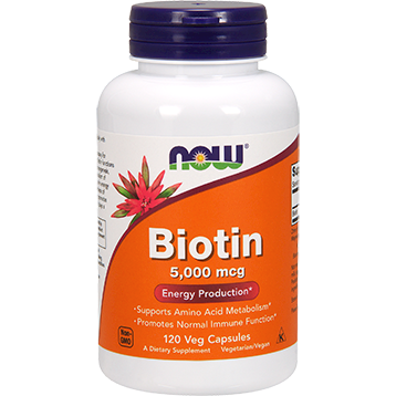 Biotin 5,000 mcg 120 vcaps (EE N0474)