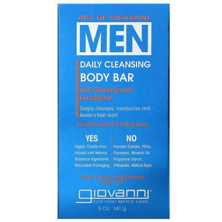Giovanni Men Cleansing Body Bar ( 5 oz ) [EE G87741]