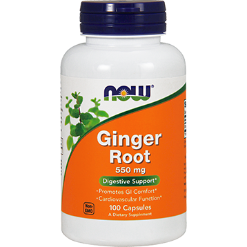 Now Ginger Root 550 mg 100 caps (EE N4680)