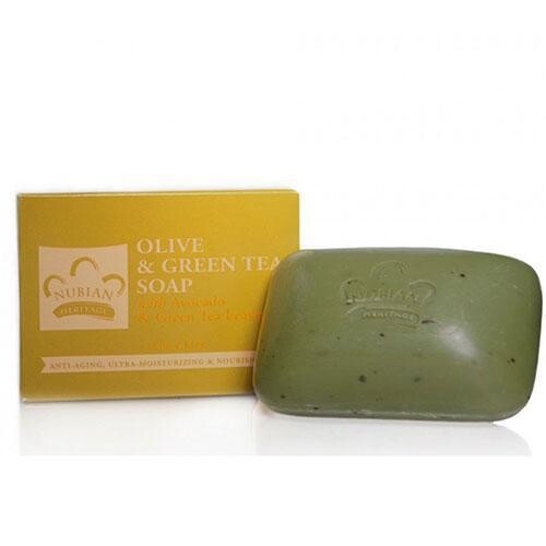 Nubian Heritage Olive Green Tea Bar Soap Bar 5 oz (EO 0917542)