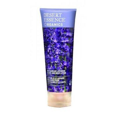 Desert Essence Bulgarian Lavender Hand &amp; Body Lotion - 8 Fl Ounce - (EE D37449)