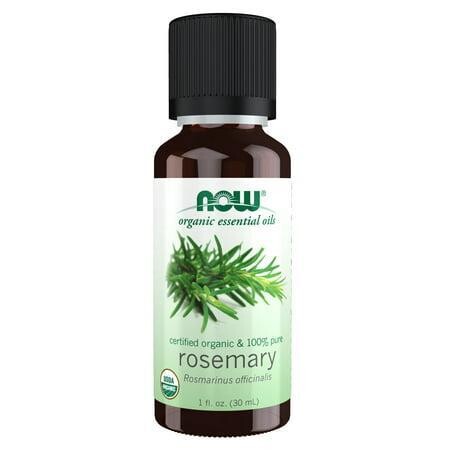 NOW Essential Oils, Rosemary Oil, Purifying Aromatherapy Scent, Steam Distilled, 100% Pure (EE N74607)