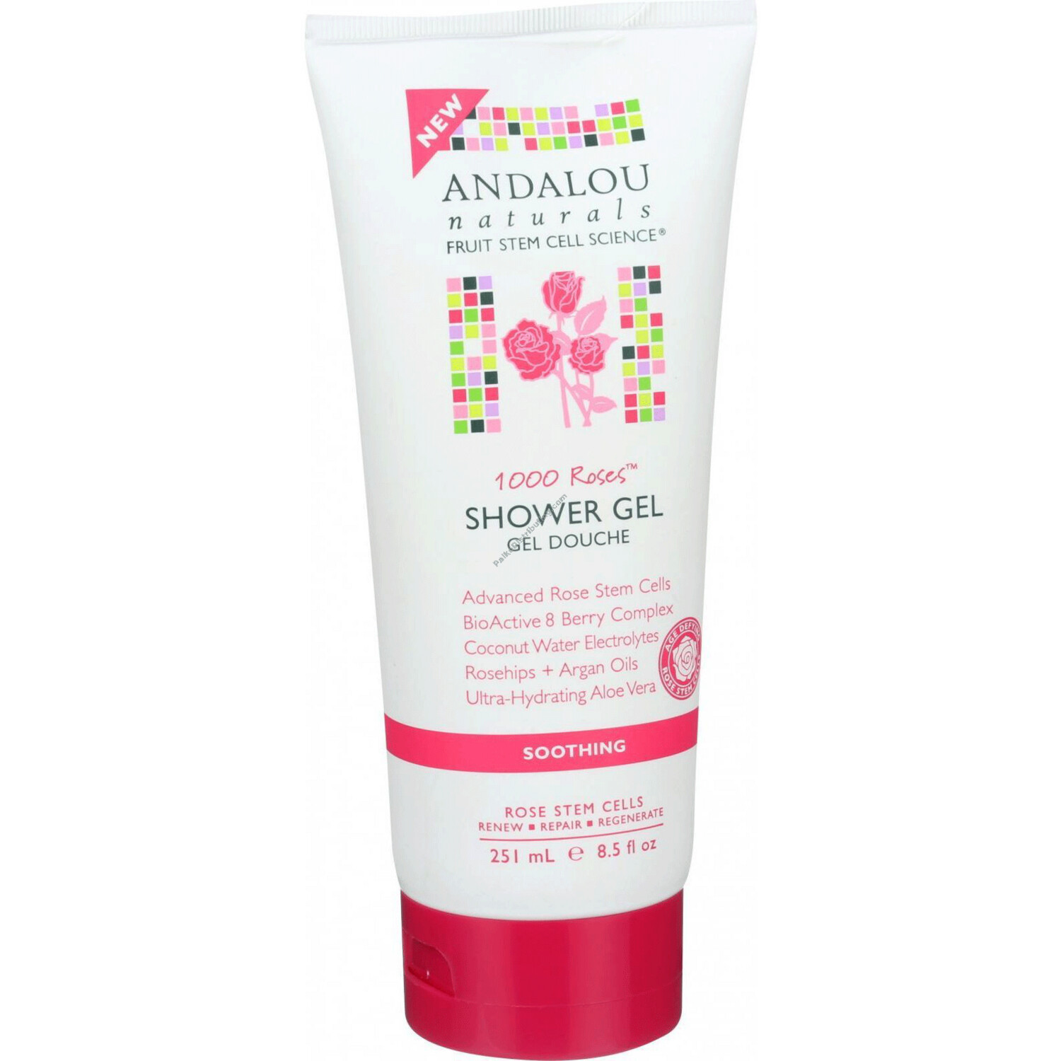 Andalou Naturals 1000 Roses Shower Gel 8.5 fl oz (PA 509025)