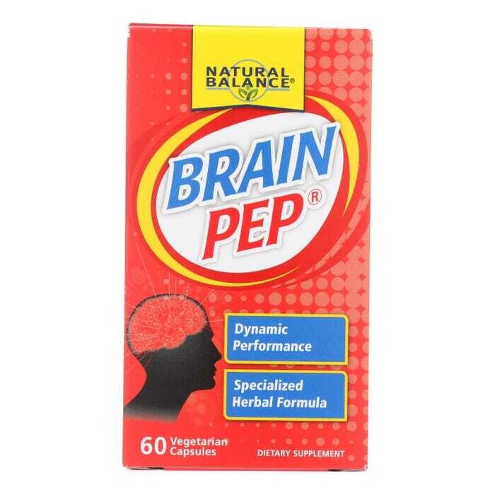 Natural Balance Brain Pep - 60 Capsules (PA 0689463)