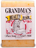 Grandma's Pure & Natural 4 oz Goat's Milk Oatmeal Beauty Bar Soap (PA 622007)