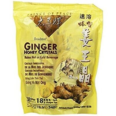 Prince of Peace Instant Ginger Honey Crystals 30 bags (PA 633011)