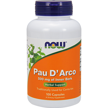 Now Pau D'Arco 500 mg 100 VCapsules (EE PAU16)