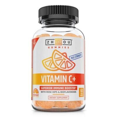Zhou Nutrition Vitamin C+ 60 Gummies (EE Z67396)