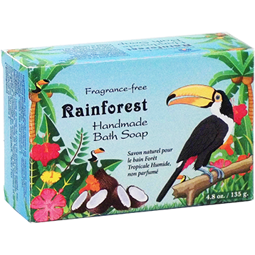 Omega Nutrition Rainforest Handmade Bath Soap 4.8 oz (EE BSR48)