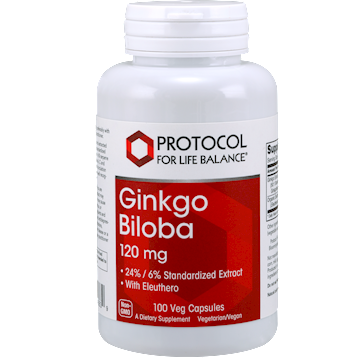 Protocol for Life Balance Ginkgo Biloba 120 mg 100 veg caps (EE GINBI)