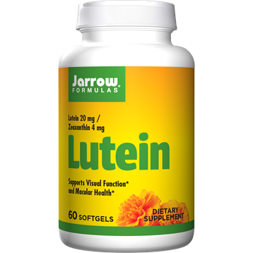 Jarrow Formulas Lutein 20 mg - 60 Softgels - with Zeaxanthin (EE J20254)
