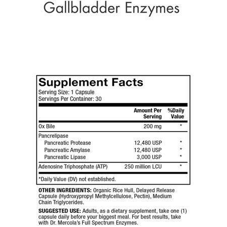 Dr. Mercola Enzymes Servings (30 Capsules) (EE DM0238)