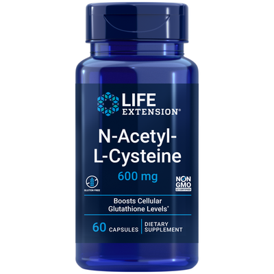 N-Acetyl-L-Cysteine 600 mg 60 vegcaps (EE L53467)