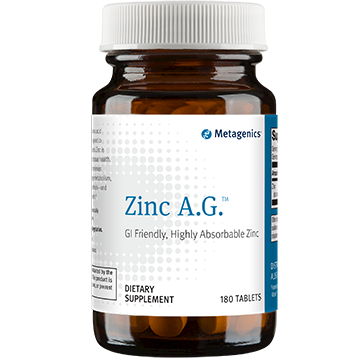 Metagenics Zinc A.G. 20 mg 180 tabs (EE ZN026)