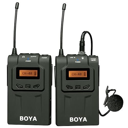 Boya BY-WM6 UHF Wireless Lavalier Microphone