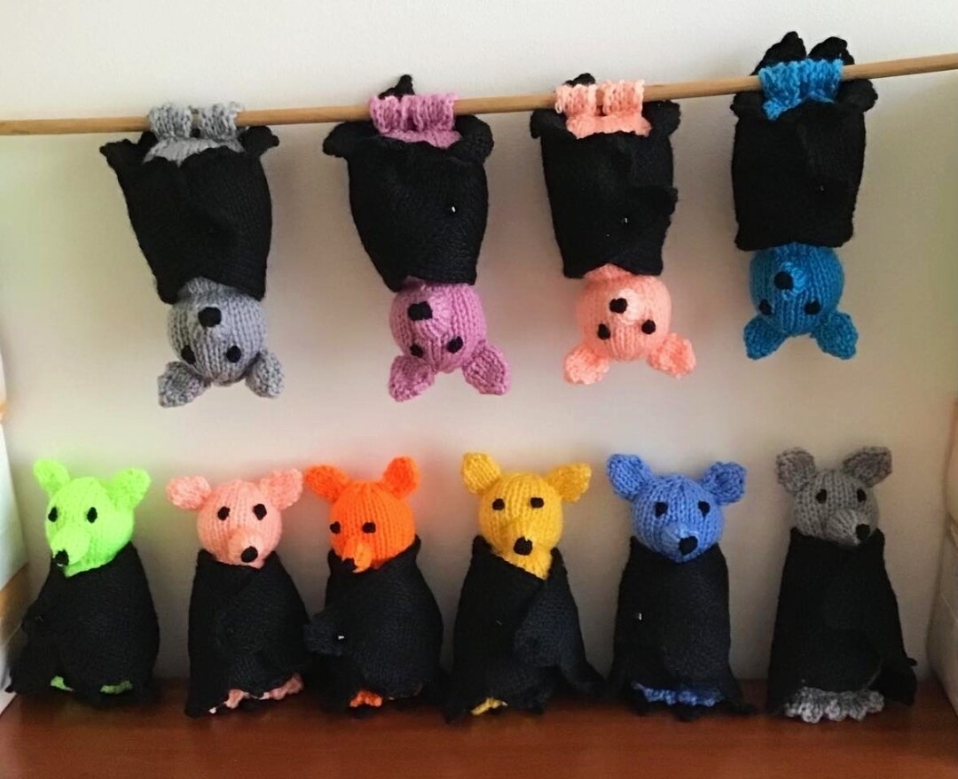 Knitted Bats