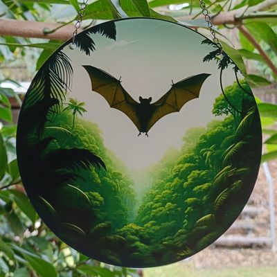 Window Pendant - Twilight Bat 