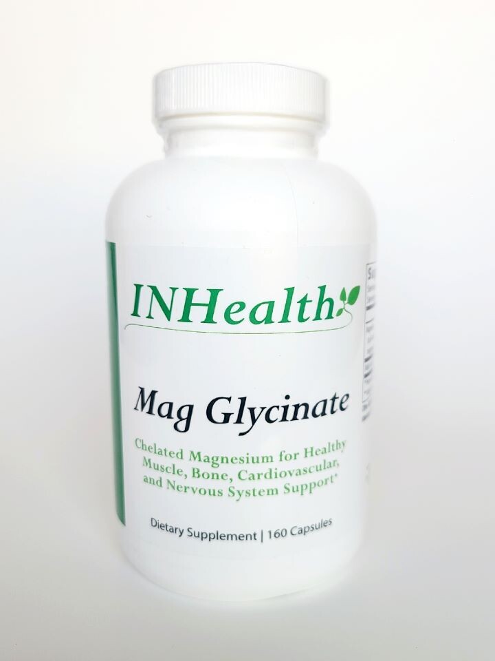 INHealth Mag Glycinate 160 Capsules