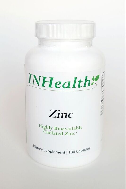INHealth Zinc 180 Capsules