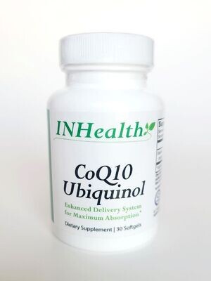 INHealth CoQ10 Ubiquinol 30 Softgels