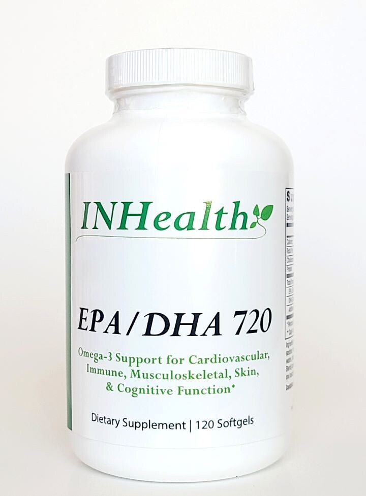 INHealth EPA/DHA 720 120 Softgels