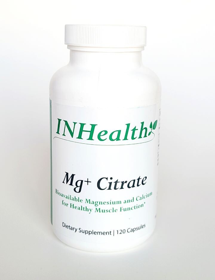 INHealth Mg+ Citrate 120 Tablets INHealth Mg+ Citrate 120 Tablets