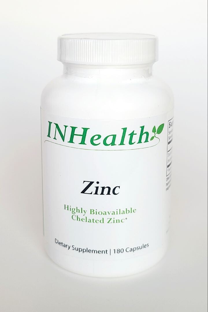 INHealth Zinc 180 Capsules INHealth Zinc 180 Capsules