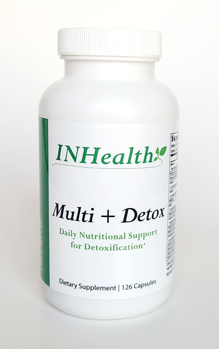 INHealth Multi+Detox 126 Capsules