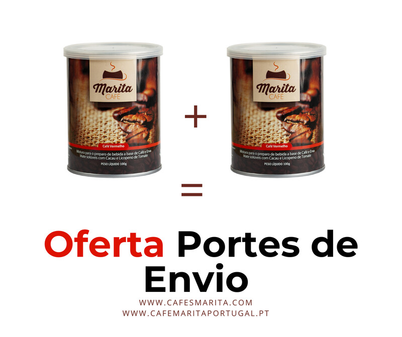 2 Cafés Marita Vermelho - Oferta de Portes de Envio