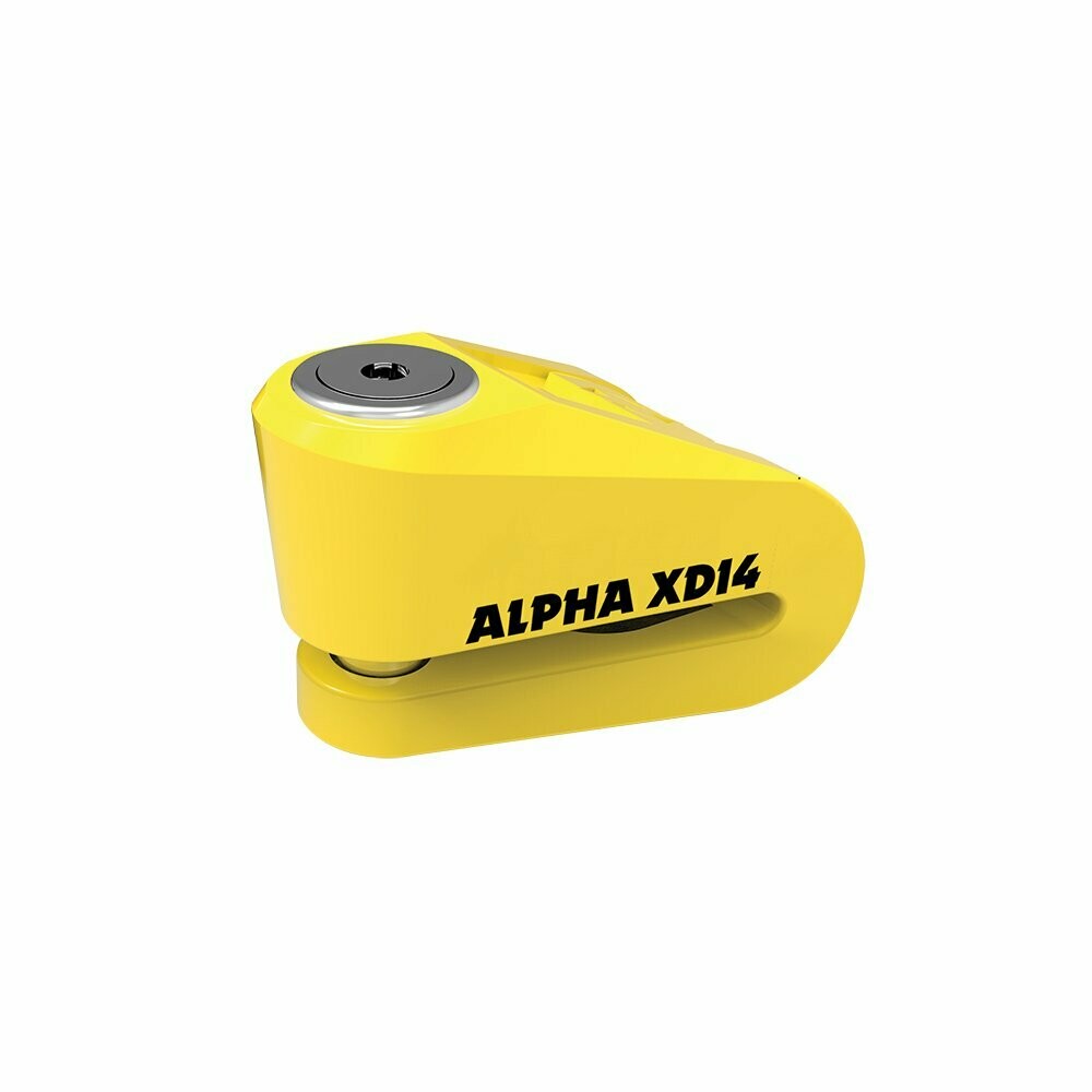 Oxford LK276 Yellow Alpha XD14 Disc Lock 
