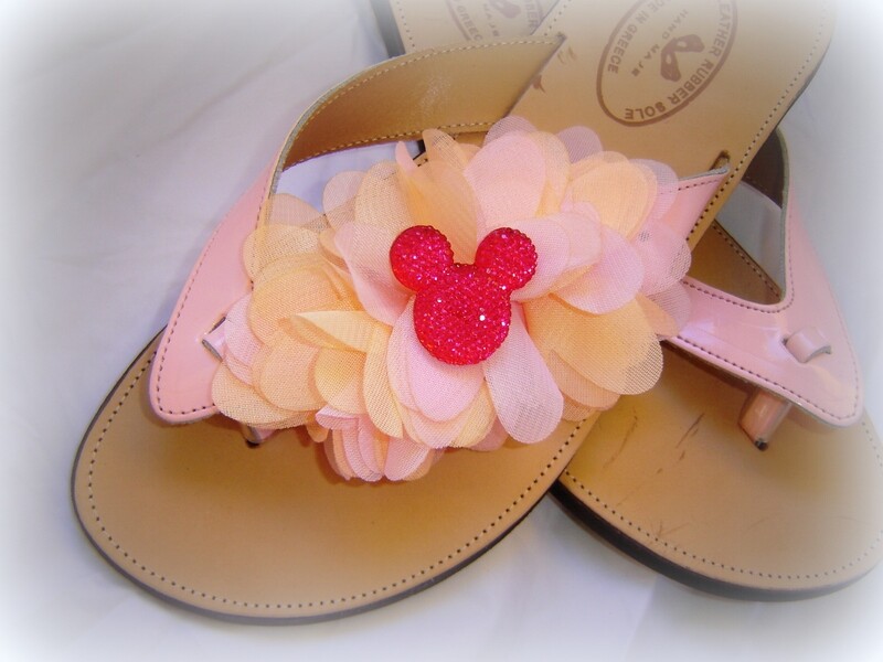 Σανδάλια χειροποίητα με την minnie mouse!