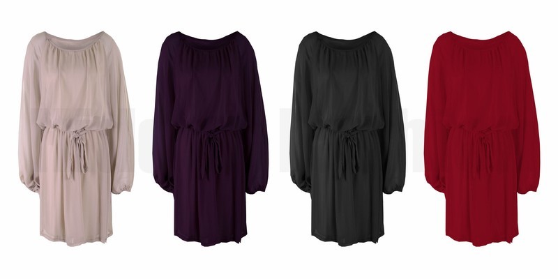 Φορεμα chiffon σε 4 χρωματα!