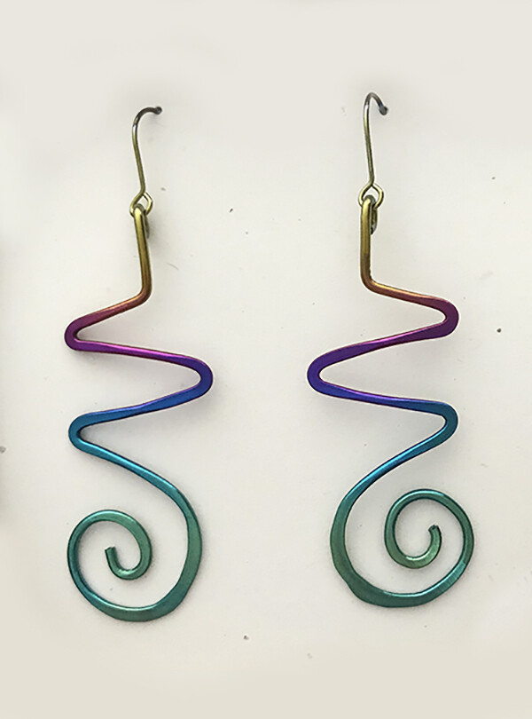 Niobium Earrings (large)