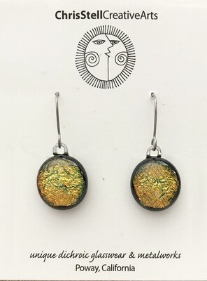 Dichroic Glass Earrings