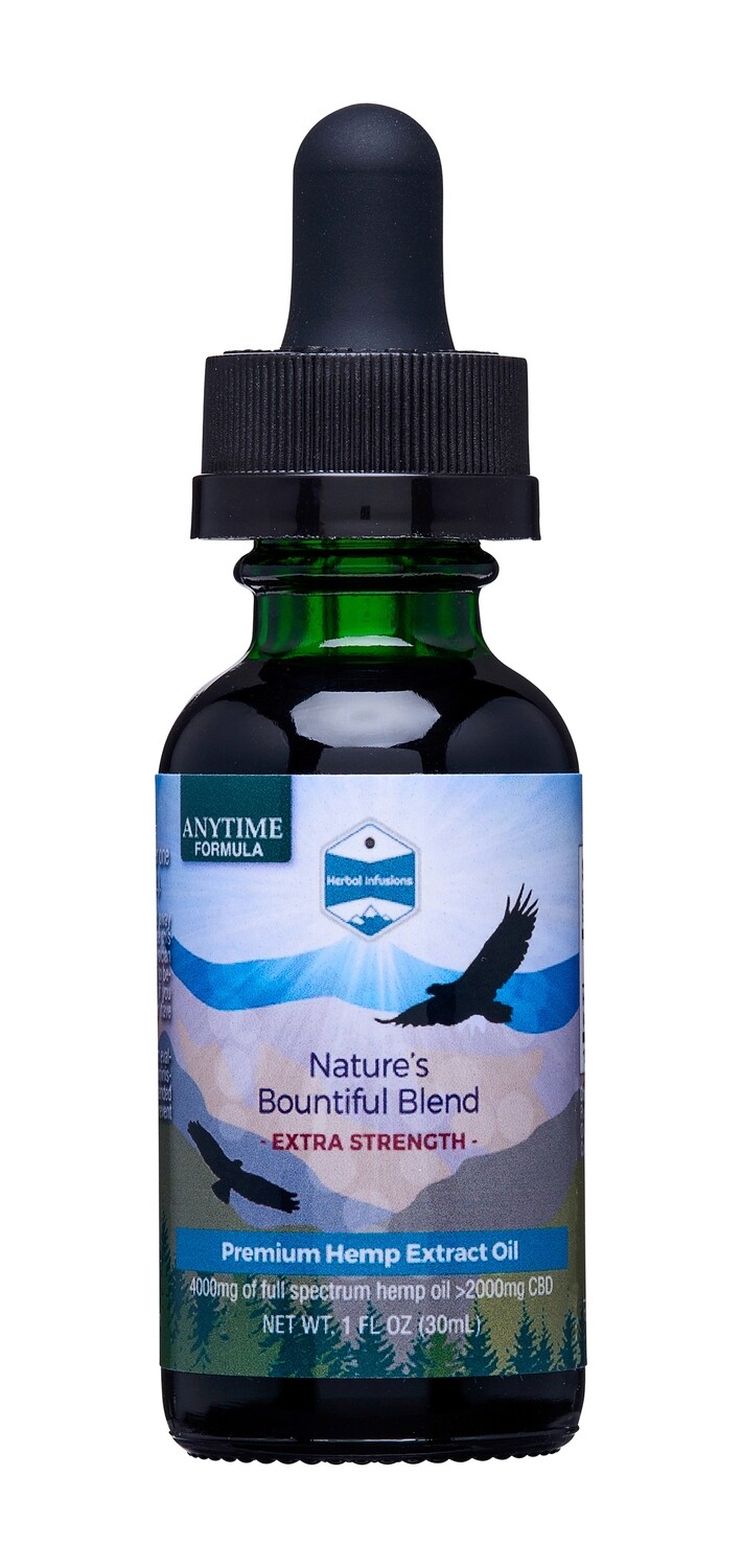 Extra-Strength Nature’s Bountiful Blend Hemp Tincture