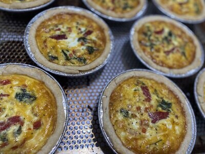 Roasted Red Pepper Quiche 5-Inch