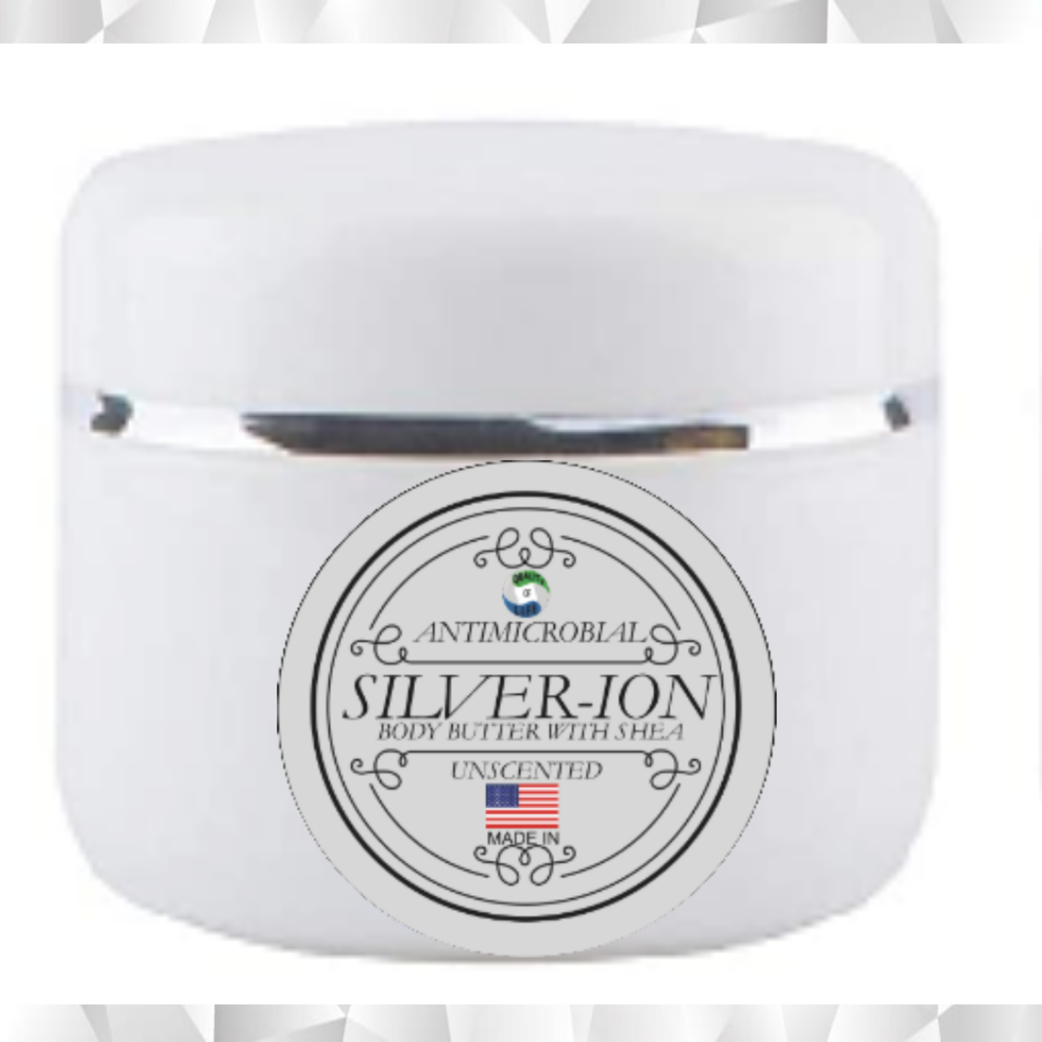 Silver-Ion Body Butter with Shea (8oz)