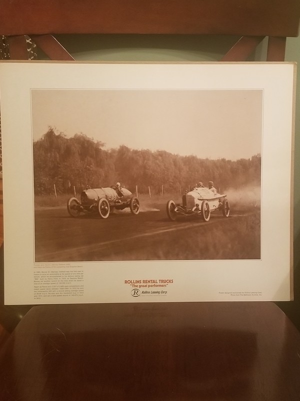 50s Vintage Pioneer Auto Racers (Barney Oldfield #20) &amp; (Ralph De Palma #10)