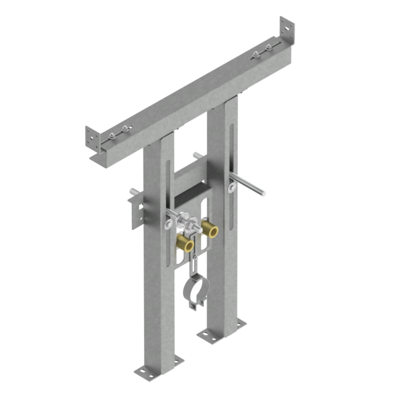 SUPPORTO BIDET SOSPESO CON RACCORDI - SERIE TE