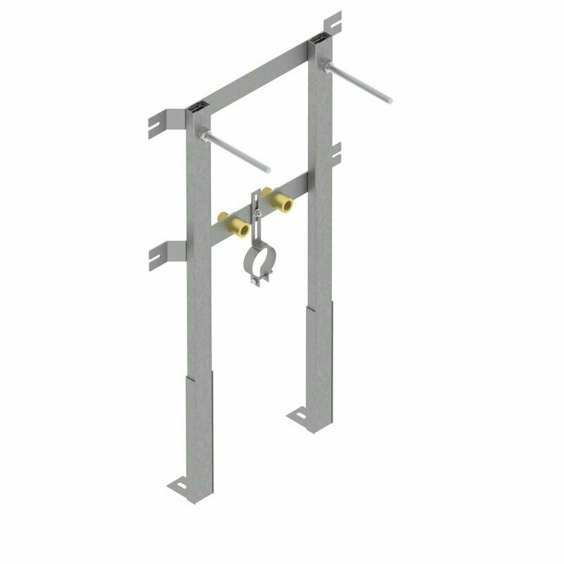 SUPPORTO LAVABO CON RACCORDI E GAMBI TELESCOPICI - SERIE ME